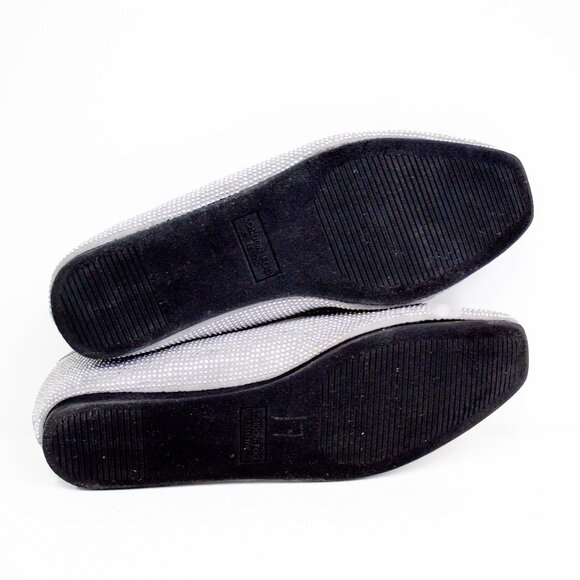 London Fog Cailin Bedazzled Ballet Flats Grey Women's Size 8.5 Wide - Picture 7 of 11